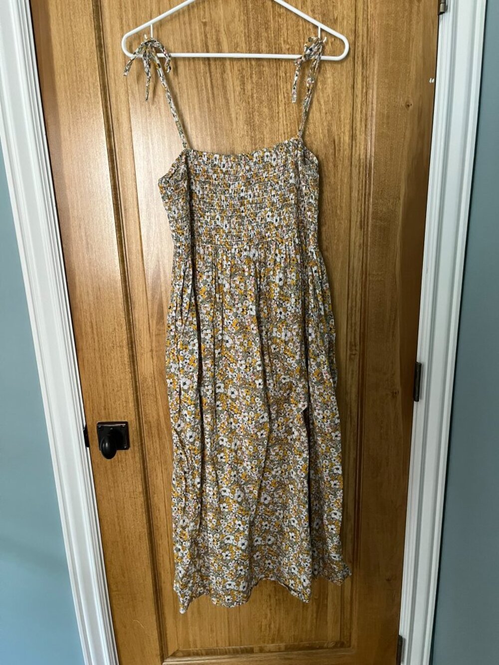 Frye x Anthropologie | Alice Floral Maxi Dress | 100% Cotton Size Medium - Picture 6 of 13